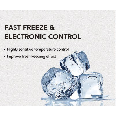 PowerPoint Frost Free Larder Freezer | Inox | P125514FFINOX