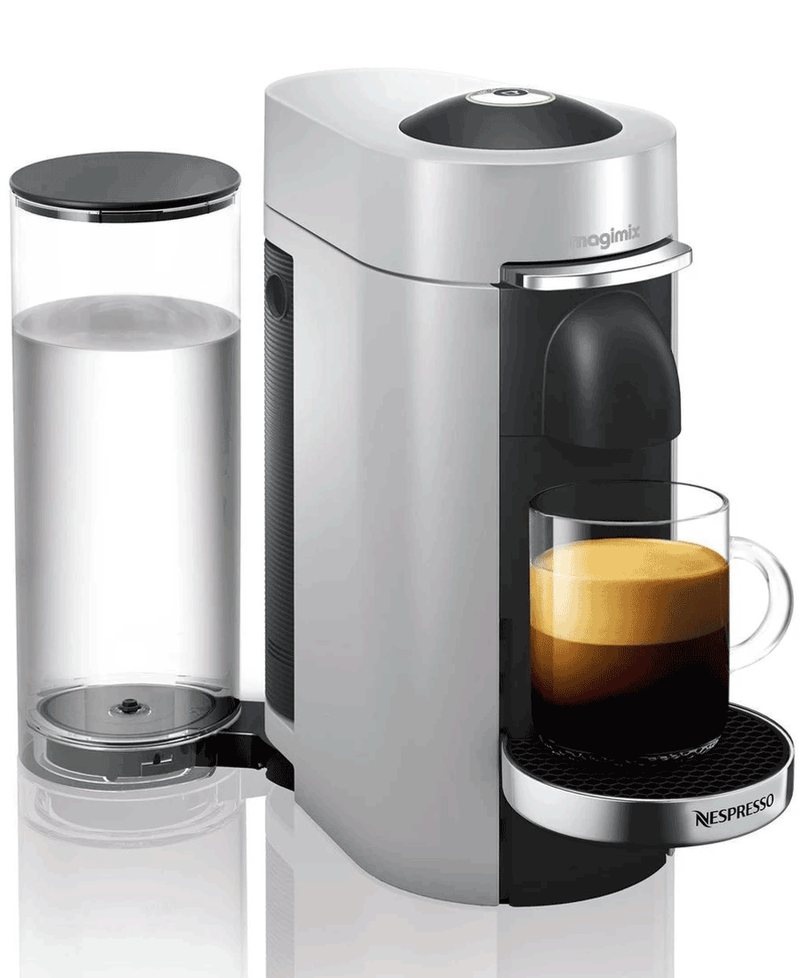 Magimix Nespresso Vertuo Coffee Machine with Aeroccino | Silver