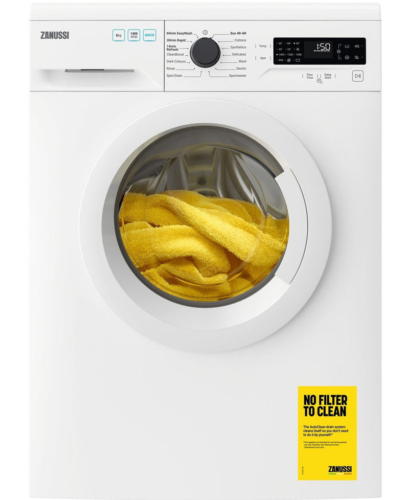 Zanussi 8kg Washing Machine | ZWF844B4PW