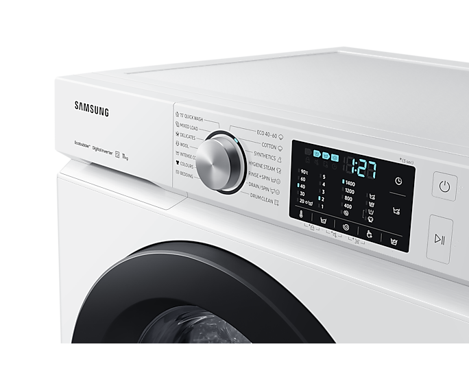 Samsung Bespoke AI™ 11kg Washing Machine Series 5+ with ecobubble™ and SpaceMax™ | WW11BBA046AWEU